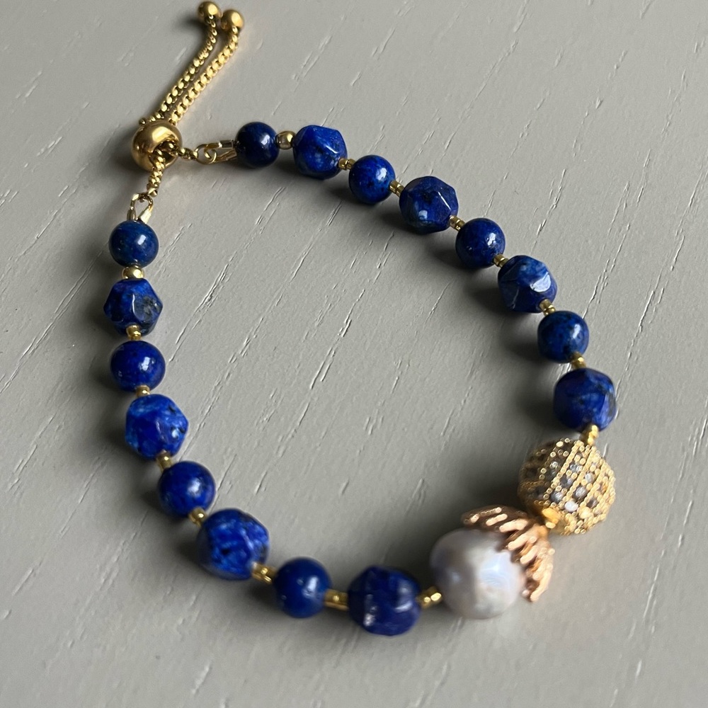 Bracelet lapis lazuli ‼️‼️sold ‼️‼️‼️